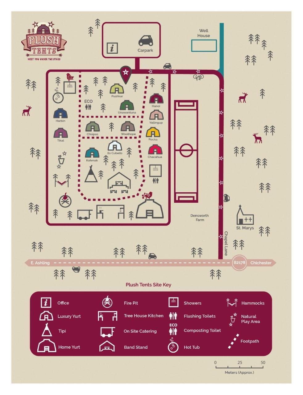 Plush Tents Yurt Village 치체스터 외부 사진